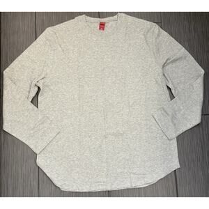 Target Men’s Gray Long Sleeve T-shirt Size XL Cotton Lightweight